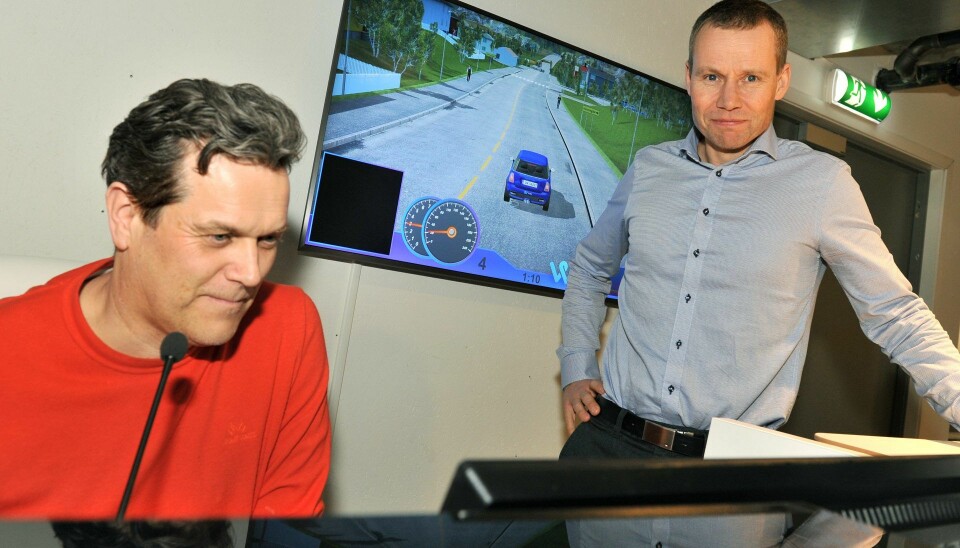 Kjørelærer og faglig ansvarlig i Way AS, Widar Wahl (t.v.) og administrerende direktør Ståle Svenning vil digitalisere markedet for kjøreopplæring i Norge.