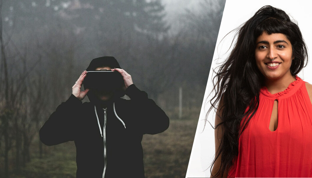 VR-gründer Tina Israni vil la deg rope ut følelsene i en virituell skog. VR-gründer Tina Israni vil la deg rope ut følelsene i en virituell skog.