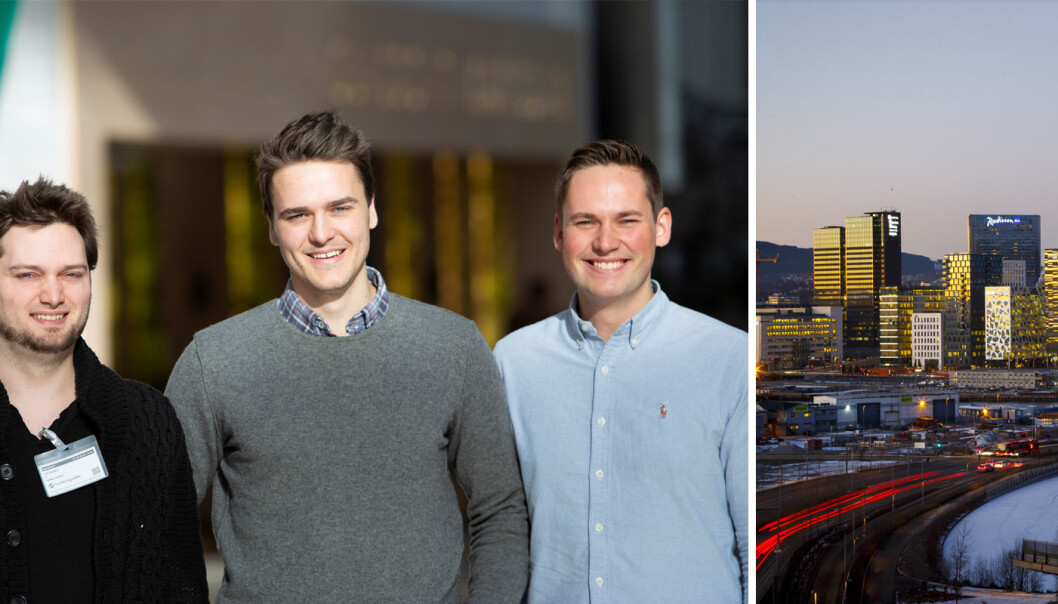 Fra venstre: Jon Nordby, Ole Johan Aspestrand Bjerke og Erik Sjølund i Soundsensing (tidligere ION). Foto: Privat / Heiko Junge / NTB scanpix Fra venstre: Jon Nordby, Ole Johan Aspestrand Bjerke og Erik Sjølund i Soundsensing (tidligere ION). Foto: Privat / Heiko Junge / NTB scanpix