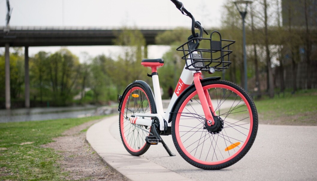 VOI Bike. Illustrasjonsfoto: Voi VOI Bike. Illustrasjonsfoto: Voi