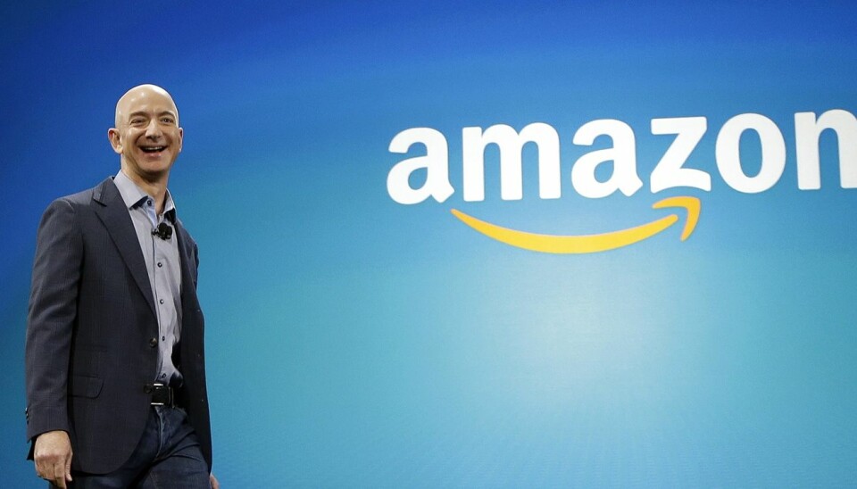 Jeff Bezos, daglig leder for Amazon, som eier lydbok-plattformen Audible. Foto: AP Photo/Ted S. Warren, File