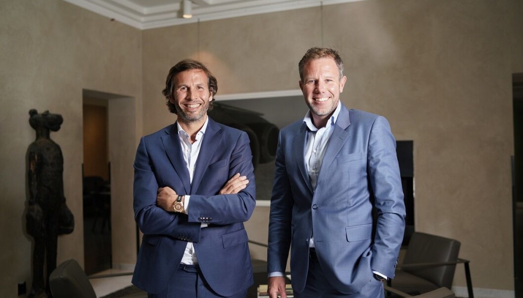 Fredrik Dokk Nygaard (43) blir ny administrerende direktør i Møller-familiens investeringsselskap Katalysator. Her med Øyvind Schage Førde (tv), styreleder i Aars og representant for eierne av Katalysator. Foto: Presse Fredrik Dokk Nygaard (43) blir ny administrerende direktør i Møller-familiens investeringsselskap Katalysator. Her med Øyvind Schage Førde (tv), styreleder i Aars og representant for eierne av Katalysator. Foto: Presse