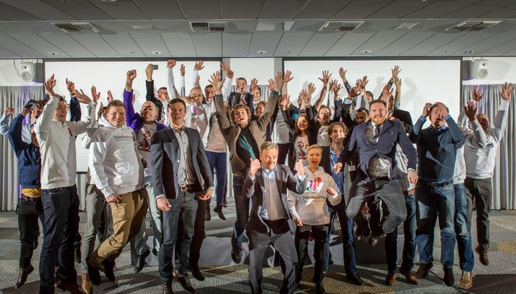 FØRSTE RUNDE: Bildet er fra Nordeas første akseleratorprogram i Helsinki som foregikk på vinteren 2015-2016. Nå er det duket for en ny runde, med oppstart i Oslo. FOTO: NORDEA FØRSTE RUNDE: Bildet er fra Nordeas første akseleratorprogram i Helsinki som foregikk på vinteren 2015-2016. Nå er det duket for en ny runde, med oppstart i Oslo. FOTO: NORDEA