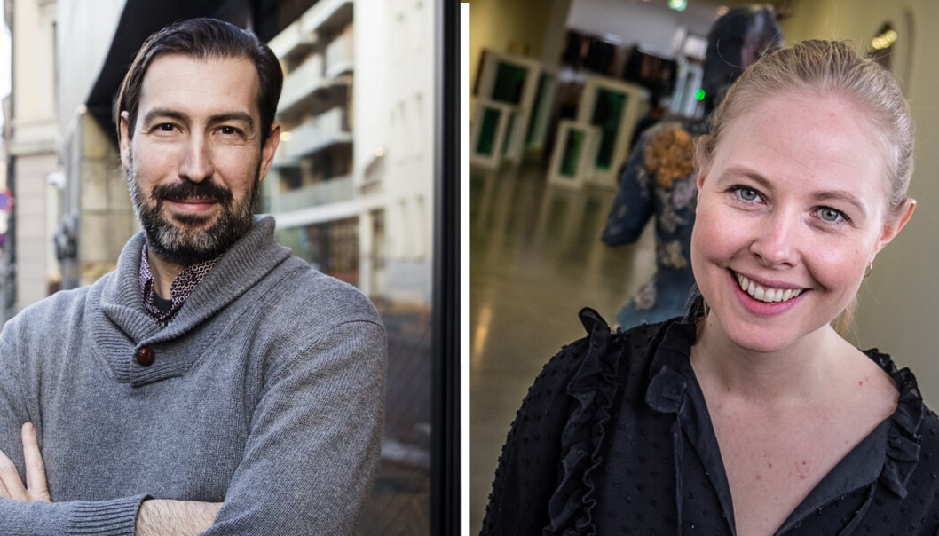 Både Sean Percival i Appear.in og Sigrun Syverud i Fjong mener det er på høy tid at norske myndigheter gir startups bedre muligheter for å hente internasjonal kompetanse. Foto: Montasje/Per-Ivar Nikolaisen/Vilde Mebust Erichsen Både Sean Percival i Appear.in og Sigrun Syverud i Fjong mener det er på høy tid at norske myndigheter gir startups bedre muligheter for å hente internasjonal kompetanse. Foto: Montasje/Per-Ivar Nikolaisen/Vilde Mebust Erichsen