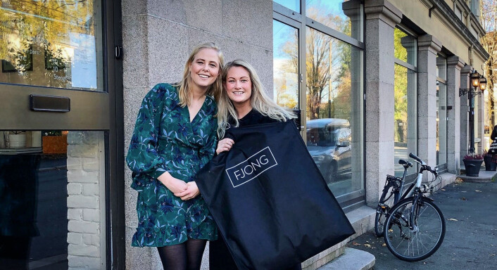 Fjong founder Sigrun Syverud (left) together with Sophie Wiik. Photo: Private Fjong founder Sigrun Syverud (left) together with Sophie Wiik. Photo: Private