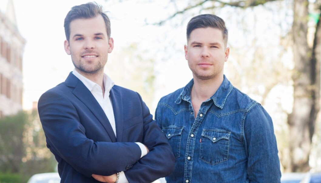 UNACAST: Thomas Walle Jensen (t.v) og Kjartan Slette forlot begge toppjobber i Wimp for å etablere Unacast. Foto: Unacast UNACAST: Thomas Walle Jensen (t.v) og Kjartan Slette forlot begge toppjobber i Wimp for å etablere Unacast. Foto: Unacast