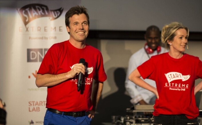 Pål T. Næss på Startup Extreme for tre år siden, da det ble kjent at han ble gründersjef i Innovasjon Norge. Her med Anita Krohn Traaseth. FOTO: Per-Ivar Nikolaisen Pål T. Næss på Startup Extreme for tre år siden, da det ble kjent at han ble gründersjef i Innovasjon Norge. Her med Anita Krohn Traaseth. FOTO: Per-Ivar Nikolaisen