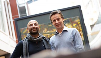 Israr Khan (CDO/CTO) og Per Christian Goller (gründer og Chief Growth Officer) i Aprila Bank. Arkivfoto: Lucas Weldeghebriel Israr Khan (CDO/CTO) og Per Christian Goller (gründer og Chief Growth Officer) i Aprila Bank. Arkivfoto: Lucas Weldeghebriel