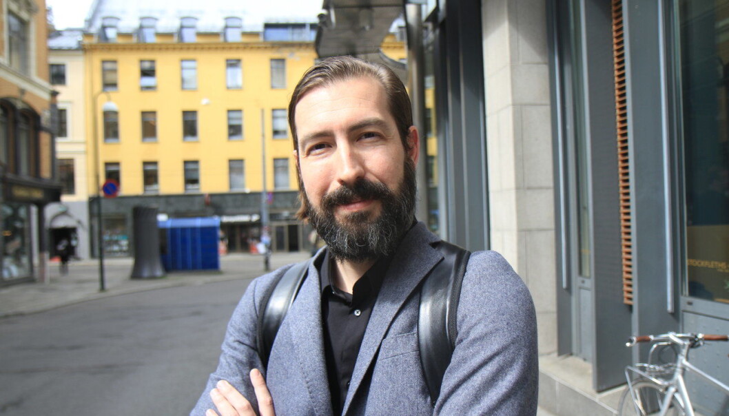 Den tidligere varianten av Sean Percival var ikke bare mer skjeggete, men også mindre ydmyk og langt tøffere i trynet i business. Foto: Lucas Weldeghebriel Den tidligere varianten av Sean Percival var ikke bare mer skjeggete, men også mindre ydmyk og langt tøffere i trynet i business. Foto: Lucas Weldeghebriel