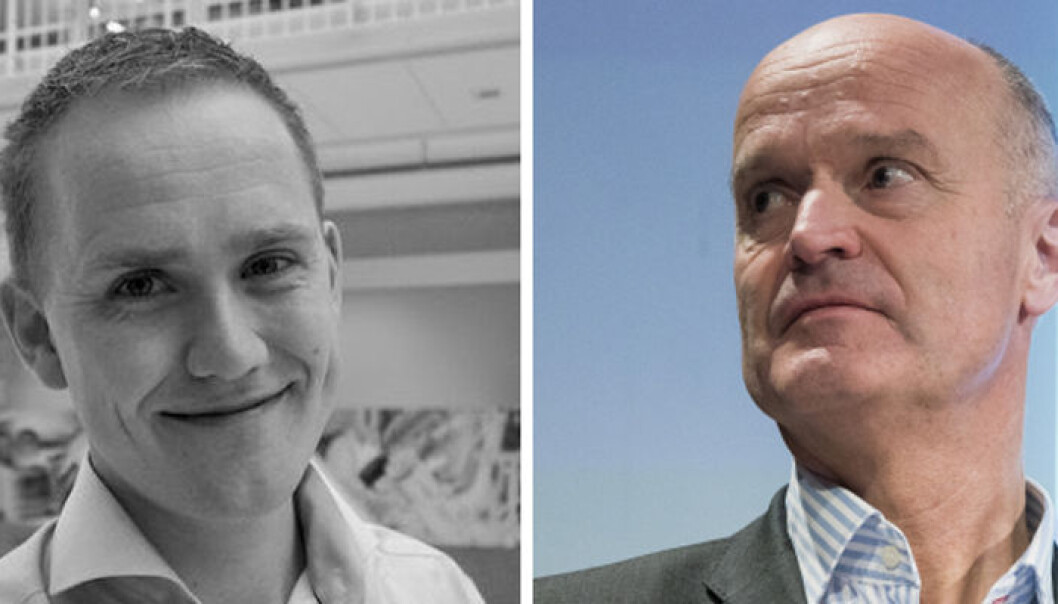 Geir Atle Bore i FundingPartner og Jan Digranes i Finans Norge deler bekymringer for arbeidet med den varslede regulatoriske sandkassen for fintech. Foto: Presse og Terje Pedersen / NTB scanpix Geir Atle Bore i FundingPartner og Jan Digranes i Finans Norge deler bekymringer for arbeidet med den varslede regulatoriske sandkassen for fintech. Foto: Presse og Terje Pedersen / NTB scanpix