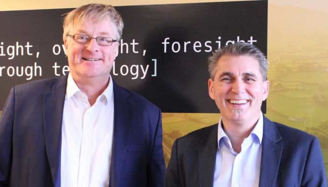 Holger Hussmann går inn i stillingen som R&D Manager i GSGroup. Her sammen med divisjonsdirektør Morten Berntsen. Foto: GSGroup Holger Hussmann går inn i stillingen som R&D Manager i GSGroup. Her sammen med divisjonsdirektør Morten Berntsen. Foto: GSGroup