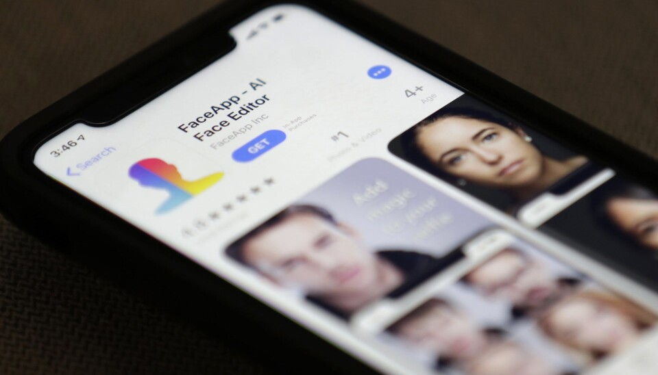 FaceApp. Foto: AP Photo/Jenny Kane