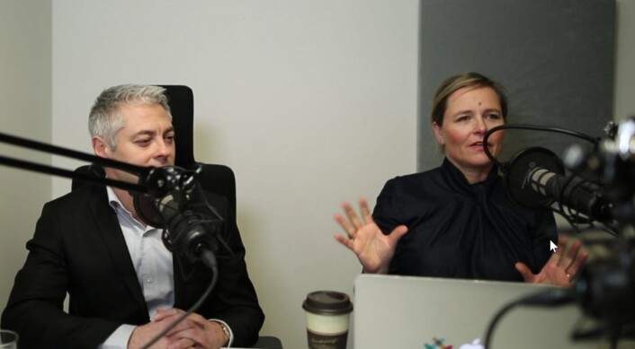 Salvador Baille og Anette Mellbye i en tidligere podcast. Arkivfto: Lucas Weldeghebriel Salvador Baille og Anette Mellbye i en tidligere podcast. Arkivfto: Lucas Weldeghebriel