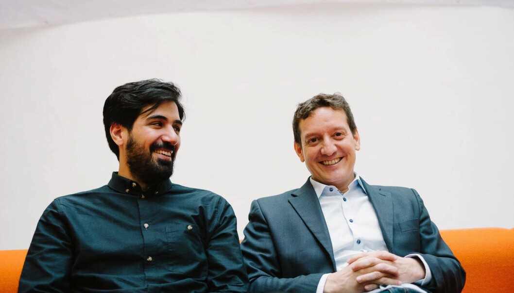 Arash Saidi og John Antonio Nilsen i Convertelligence. Foto: Convertelligence Arash Saidi og John Antonio Nilsen i Convertelligence. Foto: Convertelligence