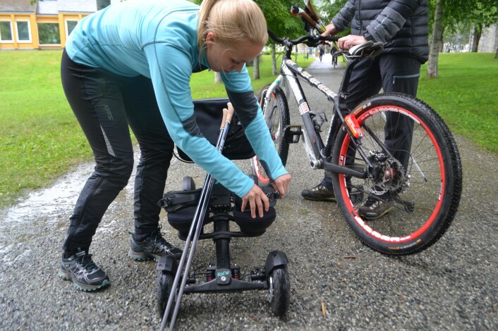 "Spike"-kjelken til Exero Technologies er blant produktene som kan nyttiggjøre seg av bremsesystemet til RollerSafe. Foto: Magnus Peter Harnes "Spike"-kjelken til Exero Technologies er blant produktene som kan nyttiggjøre seg av bremsesystemet til RollerSafe. Foto: Magnus Peter Harnes