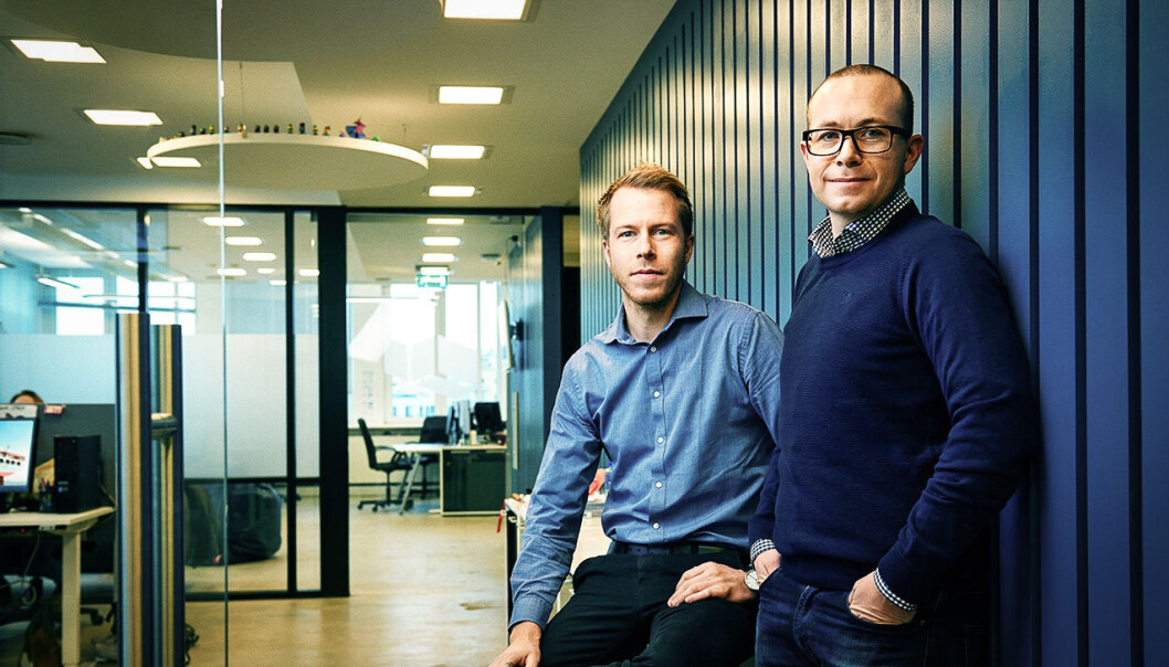Patrik Berglund og Thomas Sørbø. Foto: Xeneta Patrik Berglund og Thomas Sørbø. Foto: Xeneta