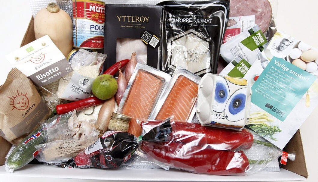Matkasser ble svært populært da de kom på markedet, men nå kan det se ut til at populariteten har avtatt. Arkivfoto: Gorm Kallestad / NTB scanpix Matkasser ble svært populært da de kom på markedet, men nå kan det se ut til at populariteten har avtatt. Arkivfoto: Gorm Kallestad / NTB scanpix