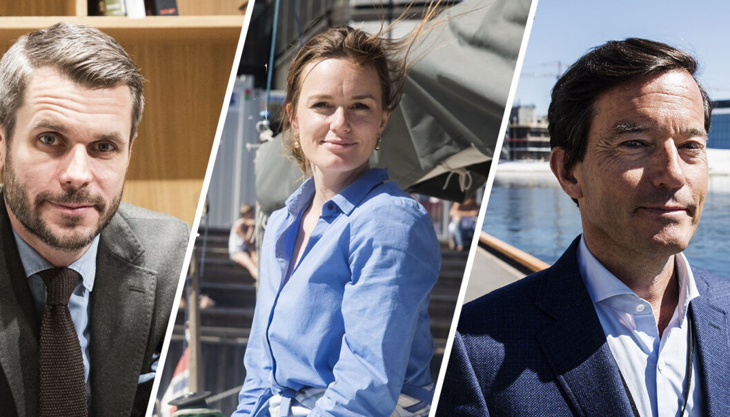 Tripod-investor Henrik Lie-Nielsen, leder i NVCA, Rikke Eckhoff Høvding, og investor Trond Riiber Knudsen. Foto: Per-Ivar Nikolaisen Tripod-investor Henrik Lie-Nielsen, leder i NVCA, Rikke Eckhoff Høvding, og investor Trond Riiber Knudsen. Foto: Per-Ivar Nikolaisen