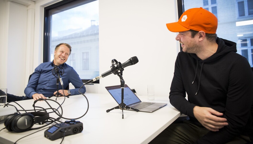 Patrik Berglund i Xeneta og Kjartan Slette i Unacast. Foto: Per-Ivar Nikolaisen Patrik Berglund i Xeneta og Kjartan Slette i Unacast. Foto: Per-Ivar Nikolaisen