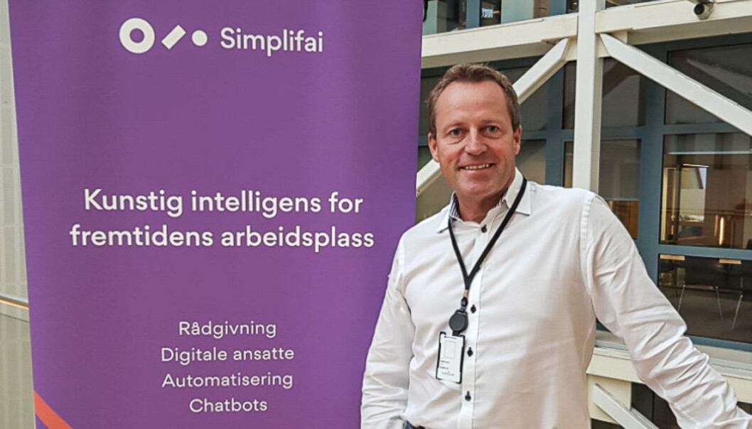 Som salgssjef i Simplifai skal Morten O. Skaar i første omgang kartlegge markedet. Foto: Privat Som salgssjef i Simplifai skal Morten O. Skaar i første omgang kartlegge markedet. Foto: Privat