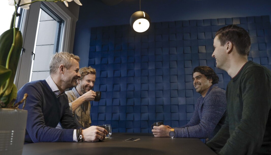 Claus Gaustad, Sven Inge Bråten, Anders Johnsen og Waqas Azeem. Foto: Documaster Claus Gaustad, Sven Inge Bråten, Anders Johnsen og Waqas Azeem. Foto: Documaster