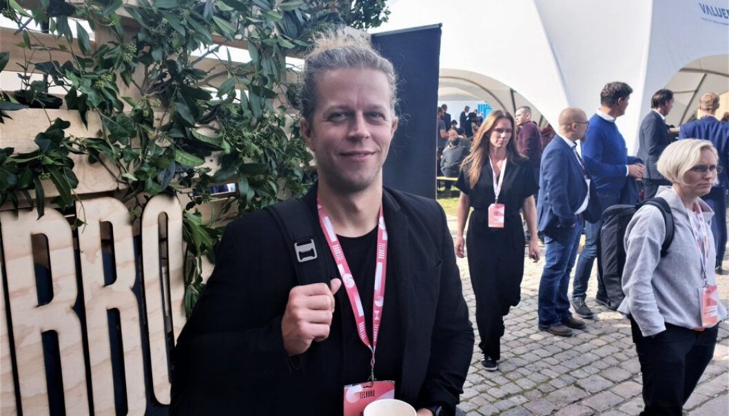 Joshua Slayton, gründer av Coinlist. Foto: Lucas Weldeghebriel. Joshua Slayton, gründer av Coinlist. Foto: Lucas Weldeghebriel.