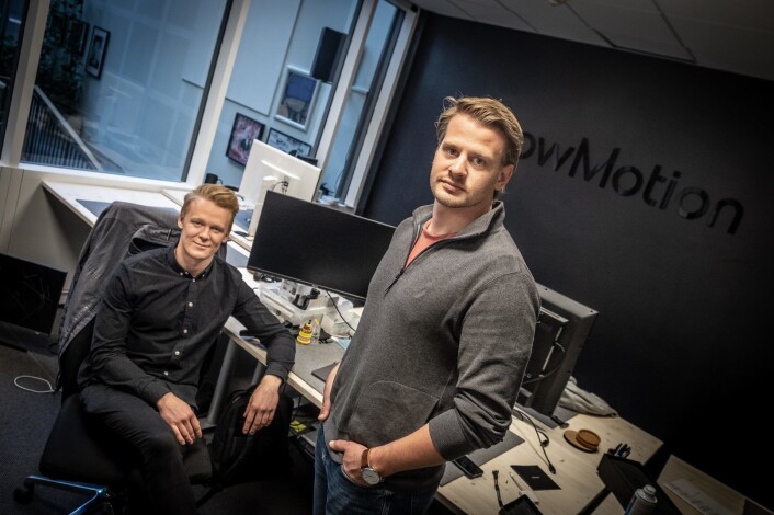 Didrik Dimmen og Lars Flesland i FLowmotion måtte tidligere i år informere kunder om at de hverken får produktet eller pengene tilbake. Foto: Vilde Mebust Erichsen Didrik Dimmen og Lars Flesland i FLowmotion måtte tidligere i år informere kunder om at de hverken får produktet eller pengene tilbake. Foto: Vilde Mebust Erichsen