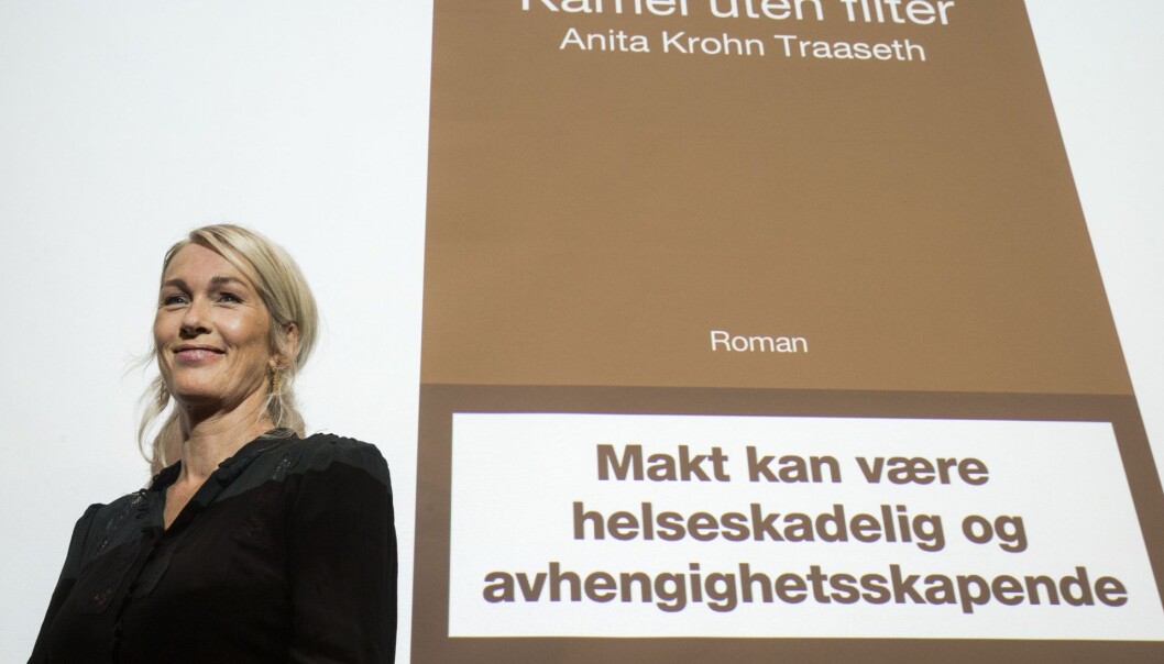 Under lanseringen av Anita Krohn Traaseths nye bok Under lanseringen av Anita Krohn Traaseths nye bok