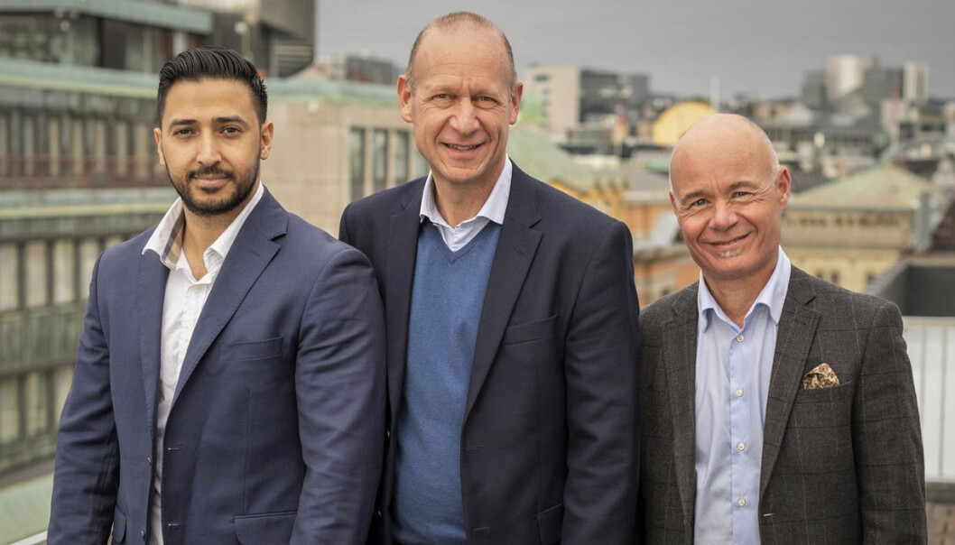 Perx' nye ledelse er hentet fra BRAbank: Jamal Hussain, Morten Grusd og Sven Arnesen. Foto: Perx Perx' nye ledelse er hentet fra BRAbank: Jamal Hussain, Morten Grusd og Sven Arnesen. Foto: Perx
