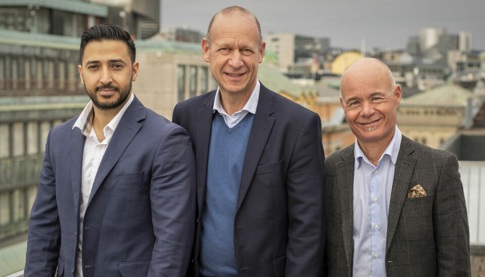 Perx' nye ledelse er hentet fra BRAbank: Jamal Hussain, Morten Grusd og Sven Arnesen. Foto: Perx