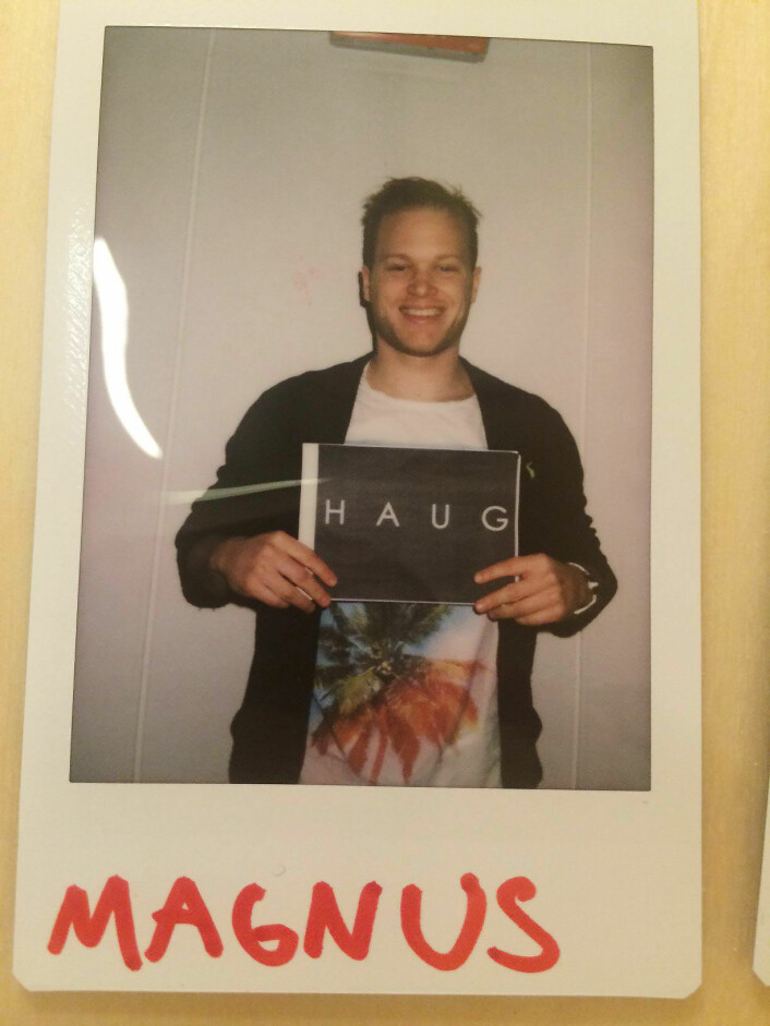  Magnus Haug Wanberg i reMarkable da han flyttet inn på StartupLab i 2014. Foto: StartupLab.