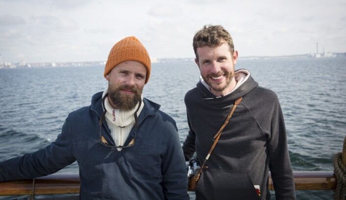 Johan Brand (t.v.) og Jamie Brooker, medgründere i Kahoot og nå partnere i investeringsselskapet WeAreHuman. Foto: Per-Ivar Nikolaisen Johan Brand (t.v.) og Jamie Brooker, medgründere i Kahoot og nå partnere i investeringsselskapet WeAreHuman. Foto: Per-Ivar Nikolaisen