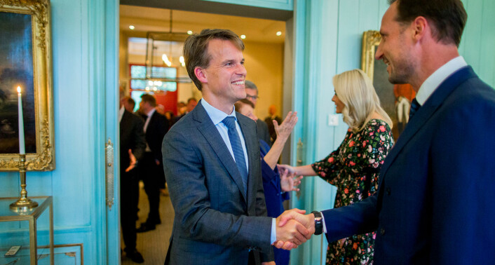 Bjarne Lie, fotografert i forbindelse med en slottsmiddag der han blant annet møtte kronprins Haakon og kronprinsesse Mette-Marit. Foto: Vegard Wivestad Grøtt / NTB scanpix Bjarne Lie, fotografert i forbindelse med en slottsmiddag der han blant annet møtte kronprins Haakon og kronprinsesse Mette-Marit. Foto: Vegard Wivestad Grøtt / NTB scanpix