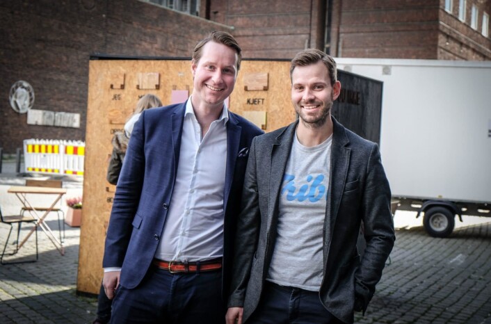 Morten Moe Gjendemsjø og Henrik Sjølie i Tribe. Begge er med videre i Intellitech. Foto: Vilde Mebust Erichsen Morten Moe Gjendemsjø og Henrik Sjølie i Tribe. Begge er med videre i Intellitech. Foto: Vilde Mebust Erichsen
