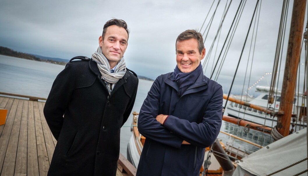 Glenn Edvardsen og Stig Linna i VesselMan. Foto: Vilde Mebust Erichsen Glenn Edvardsen og Stig Linna i VesselMan. Foto: Vilde Mebust Erichsen