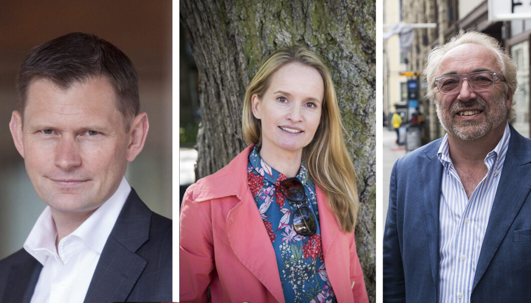 Tidligere Investinor-sjef Haakon Jensen, Vibbio-Gründer Marianne Bratt Ricketts, og Partner i Ailance Venture Erling Maartmann-Moe. Tidligere Investinor-sjef Haakon Jensen, Vibbio-Gründer Marianne Bratt Ricketts, og Partner i Ailance Venture Erling Maartmann-Moe.