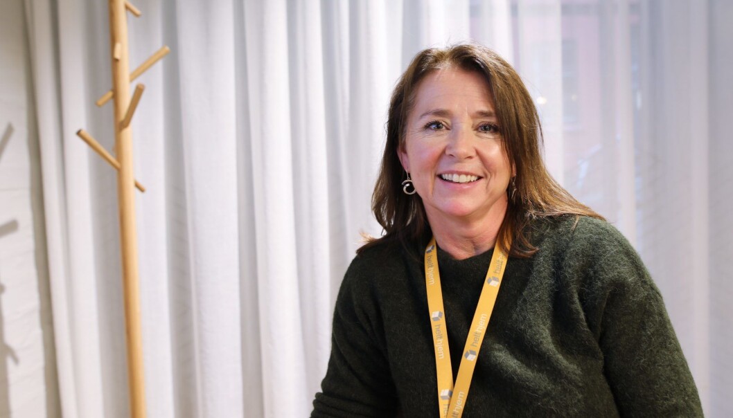 Cathrine Laksfoss er CEO i Schibsted Distribusjon. Foto: Lucas Weldeghebriel Cathrine Laksfoss er CEO i Schibsted Distribusjon. Foto: Lucas Weldeghebriel