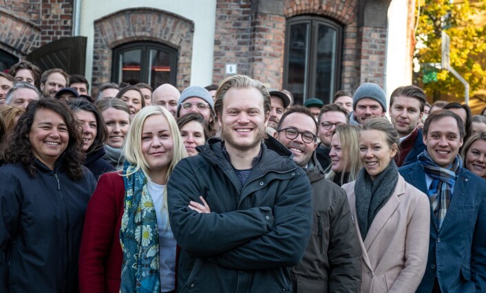 Remarkable er i dag over hundre ansatte. Gründer og administrerende direktør Magnus Haug Wanberg i front. Foto: Vilde Mebust Erichsen Remarkable er i dag over hundre ansatte. Gründer og administrerende direktør Magnus Haug Wanberg i front. Foto: Vilde Mebust Erichsen