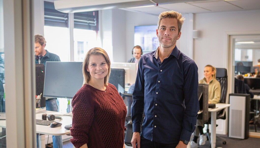Skandinavia-sjef Gina Nygard og Otovos gründer og daglig leder, Andreas Thorsheim. Skandinavia-sjef Gina Nygard og Otovos gründer og daglig leder, Andreas Thorsheim.