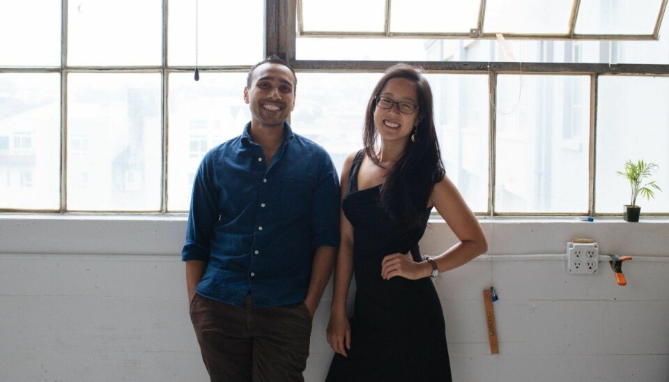 Roman Khan og Jennifer Chong startet Linjer i 2014. Under to år senere ligger de an til å omsette for 40 millioner kroner. FOTO: Linjer