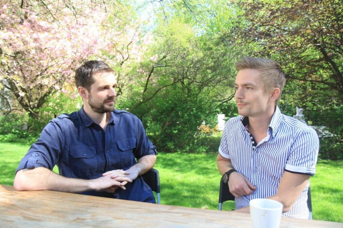 EVENTUM: Bjørnar Skog (gründer) og Martin Rød (salgs- og kommunikasjonsansvarlig) i Eventum. Foto: Lucas H. Weldeghebriel EVENTUM: Bjørnar Skog (gründer) og Martin Rød (salgs- og kommunikasjonsansvarlig) i Eventum. Foto: Lucas H. Weldeghebriel