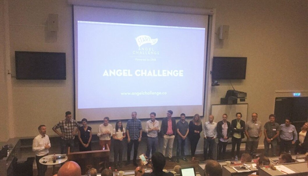 Angel Challenge i Stavanger. Bildet er fra tirsdag, hvor 17 ble til 10 selskaper som gikk videre. Foto: Karen Elisabeth Ohm Heskja Angel Challenge i Stavanger. Bildet er fra tirsdag, hvor 17 ble til 10 selskaper som gikk videre. Foto: Karen Elisabeth Ohm Heskja