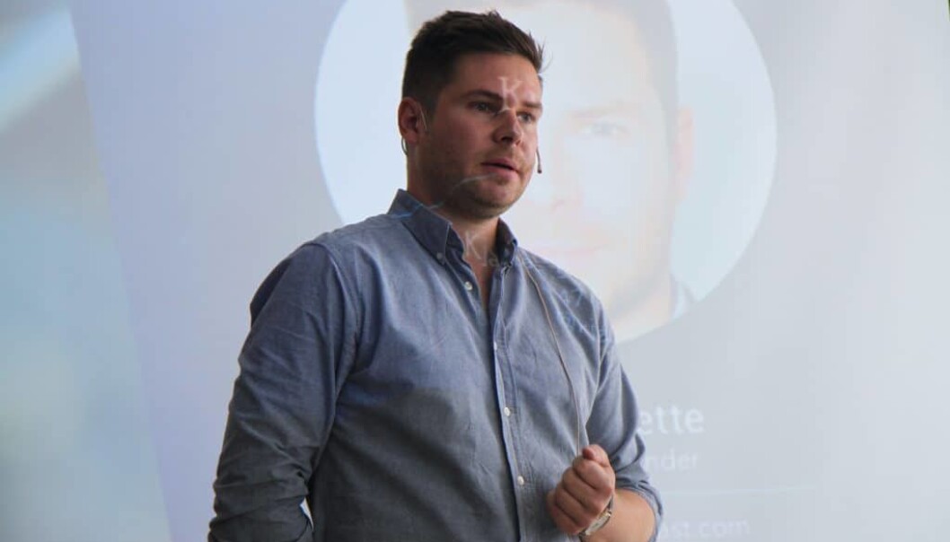 Kjartan Slette i Unacast går systematisk til verks i jakten på investorkroner, blant annet med bruk av CRM. Foto: Lucas H. Weldeghebriel Kjartan Slette i Unacast går systematisk til verks i jakten på investorkroner, blant annet med bruk av CRM. Foto: Lucas H. Weldeghebriel