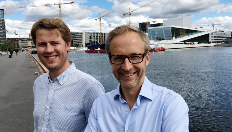 Nicolai Strøm-Olsen og Hermund Haaland. Foto: Per-Ivar Nikolaisen