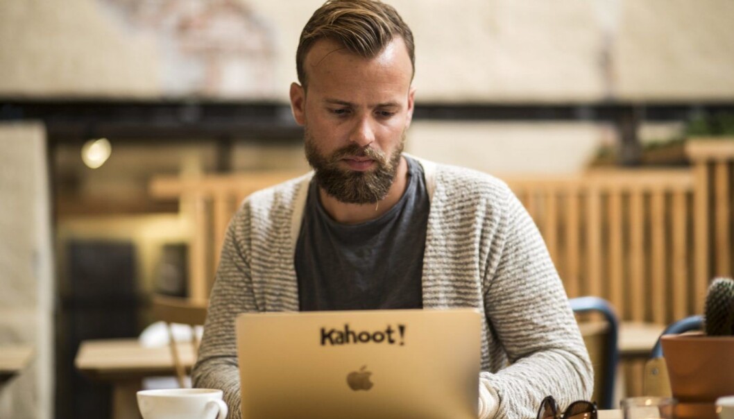 Johan Brand i Kahoot. Foto: Per-Ivar Nikolaisen Johan Brand i Kahoot. Foto: Per-Ivar Nikolaisen
