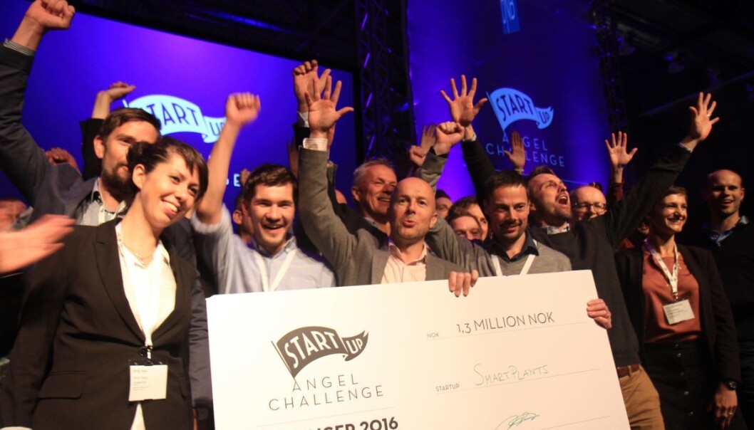 Smart Plants vant Angel Challenge i Stavanger. Foto: Lucas H. Weldeghebriel Smart Plants vant Angel Challenge i Stavanger. Foto: Lucas H. Weldeghebriel