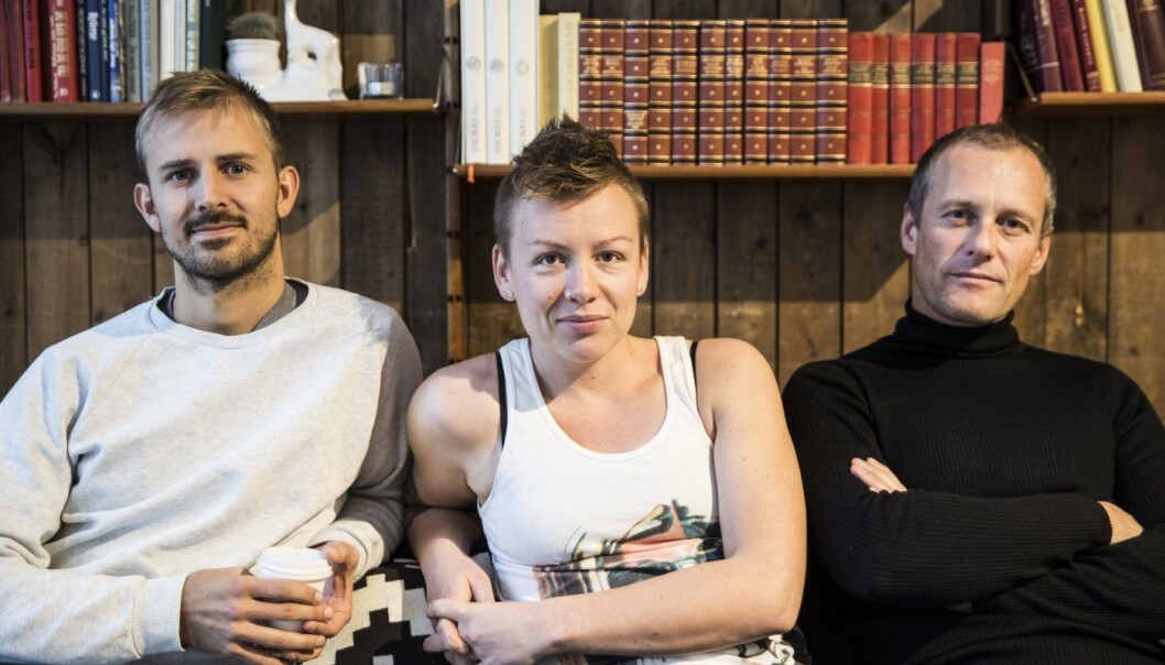 Anders Mjåseth. Anita Schjøll Brede og Frode Eilertsen i Gründeroppropet. Anders Mjåseth. Anita Schjøll Brede og Frode Eilertsen i Gründeroppropet.