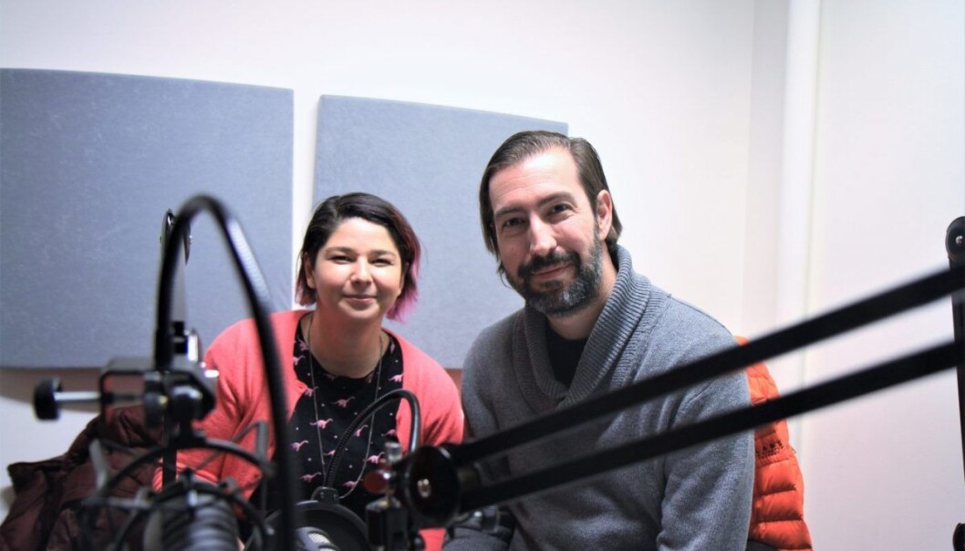 Maria Amelie og Sean Percival deltar i ukens podcast. Foto: Lucas H. Weldeghebriel Maria Amelie og Sean Percival deltar i ukens podcast. Foto: Lucas H. Weldeghebriel