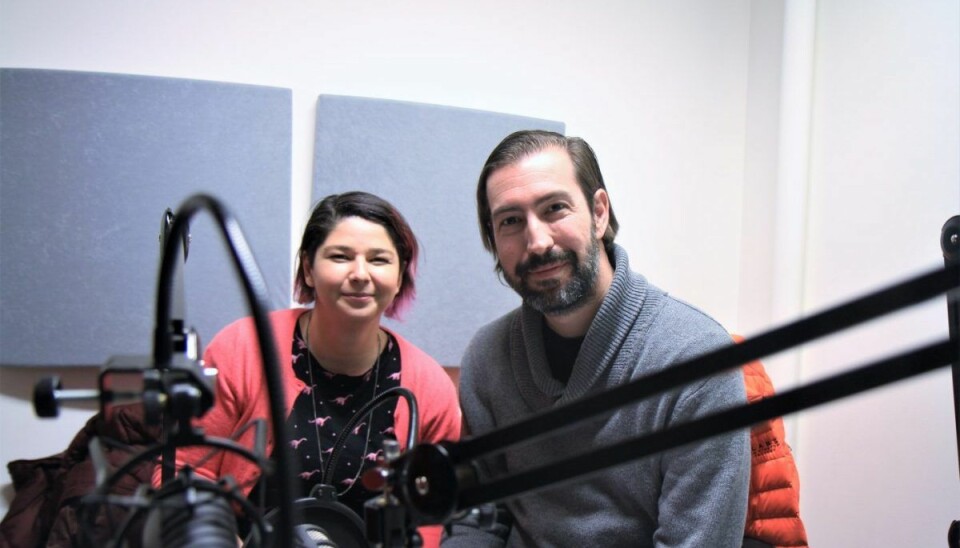Maria Amelie og Sean Percival deltar i ukens podcast. Foto: Lucas H. Weldeghebriel