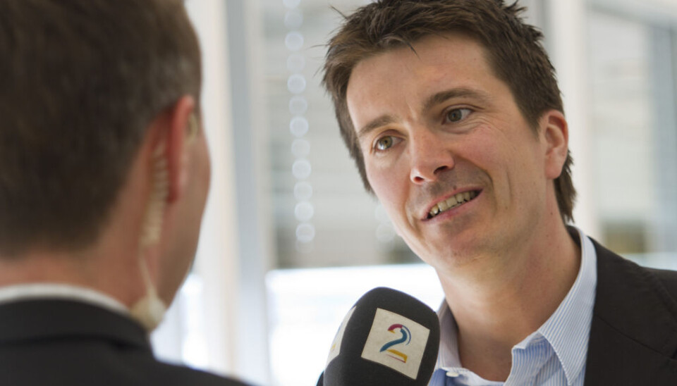 Rema-sjef Ole Robert Reitan har skapt mye oppmerksomhet med sin nye Æpp. Foto: Andreas H. Lunde / HSH